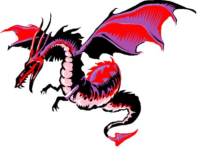 640x480 Red Dragon Cheese Clipart