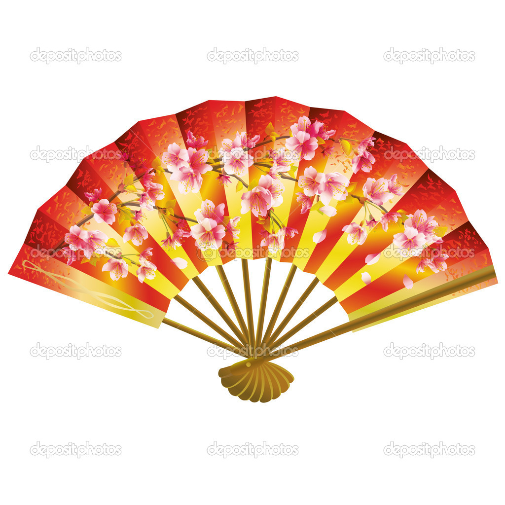 1024x1024 Japanese Fan Vector