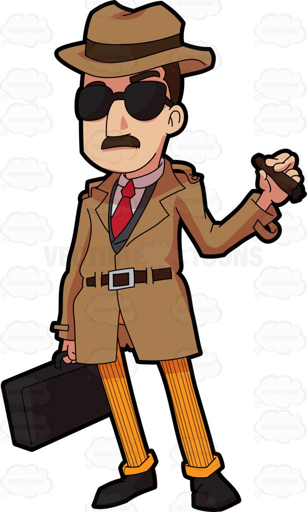 614x1024 An Incognito Looking Bill Collector At A Japanese Garden Cartoon