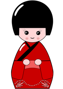 211x300 781 Free Japanese Doll Vector Public Domain Vectors