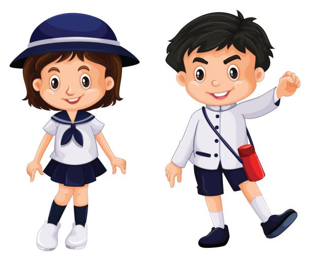 612x517 Collection Of School Uniform Designs Boys And Girls Clipart
