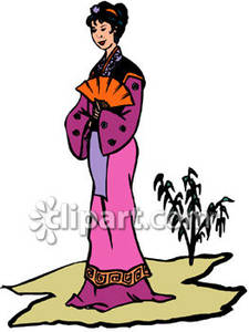 225x300 Japanese Clipart Japanese Woman