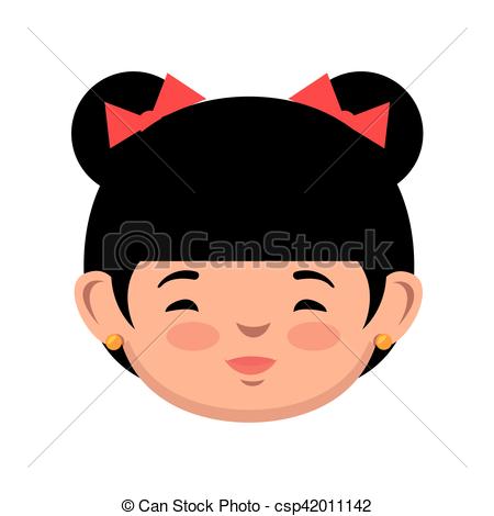 450x470 Lovely Girl Red Kimono Japanese Icon Graphic Vector Eps Vector