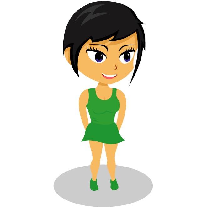 660x660 Woman Silhouette Clip Art