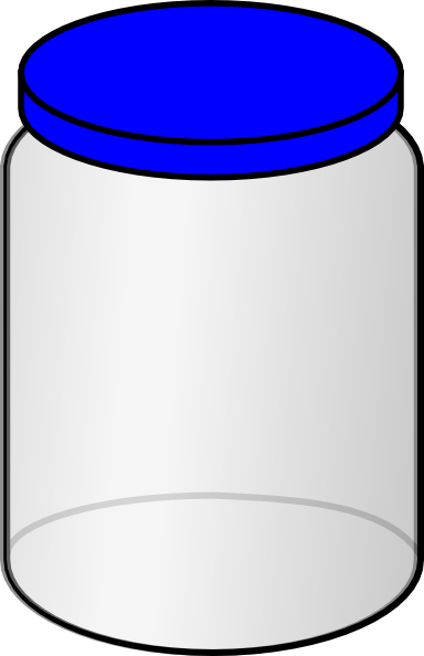 384x594 Jar Clipart Jar With Blue Lid Clip Art