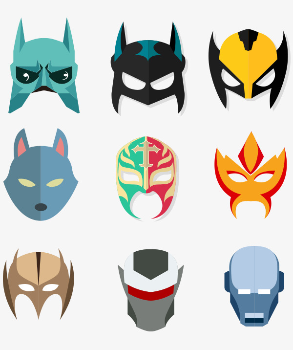 600x716 Man Mask Collection, Man Mask, Robot, Vector Png And Vector