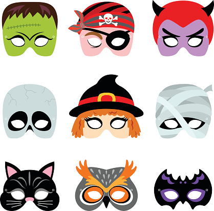 418x412 Collection Of Halloween Mask Clipart High Quality, Free
