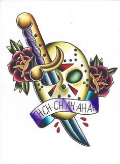 236x323 Friday The 13th Flash Tattoos Jason Voorhees Friday The 13th