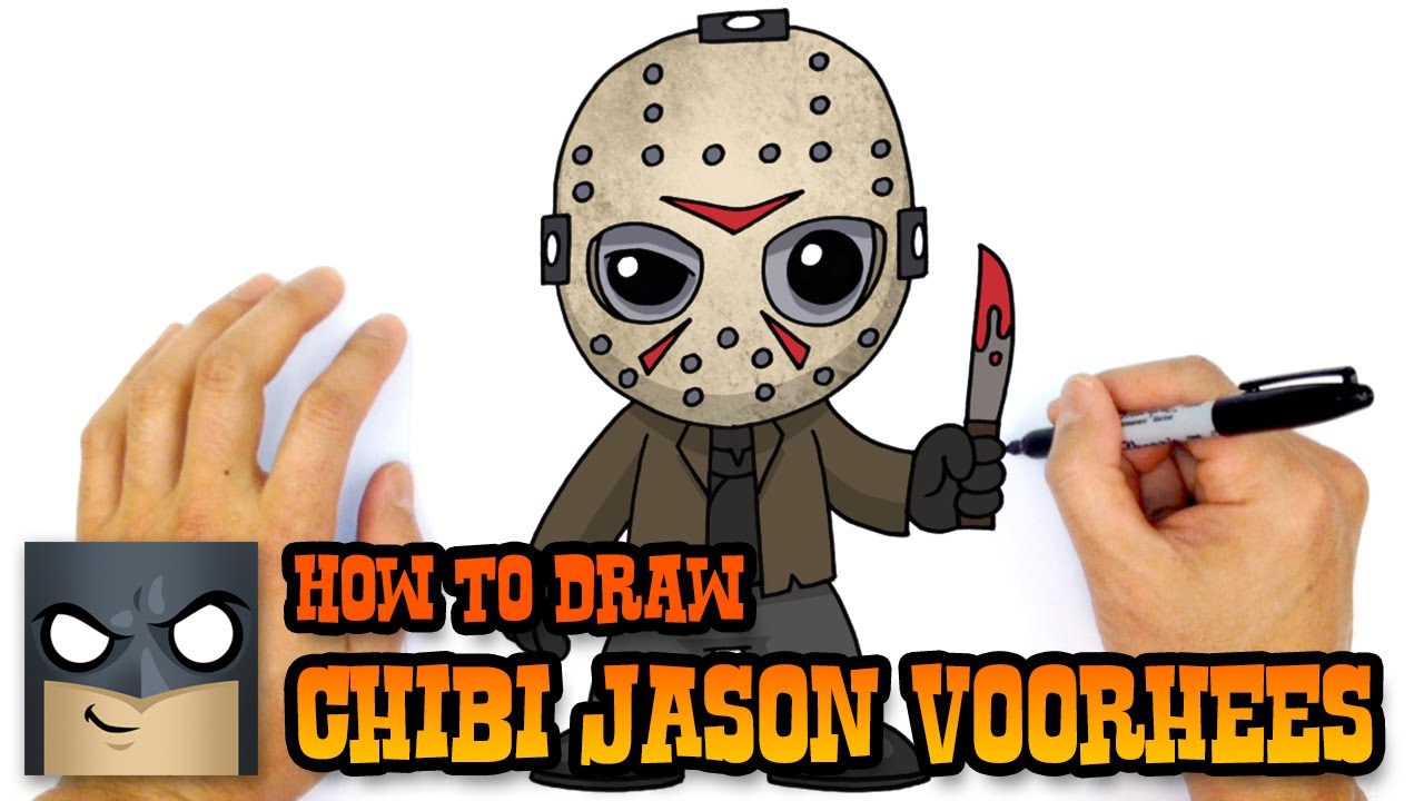 1280x720 How To Draw Jason Voorhees Friday The 13th