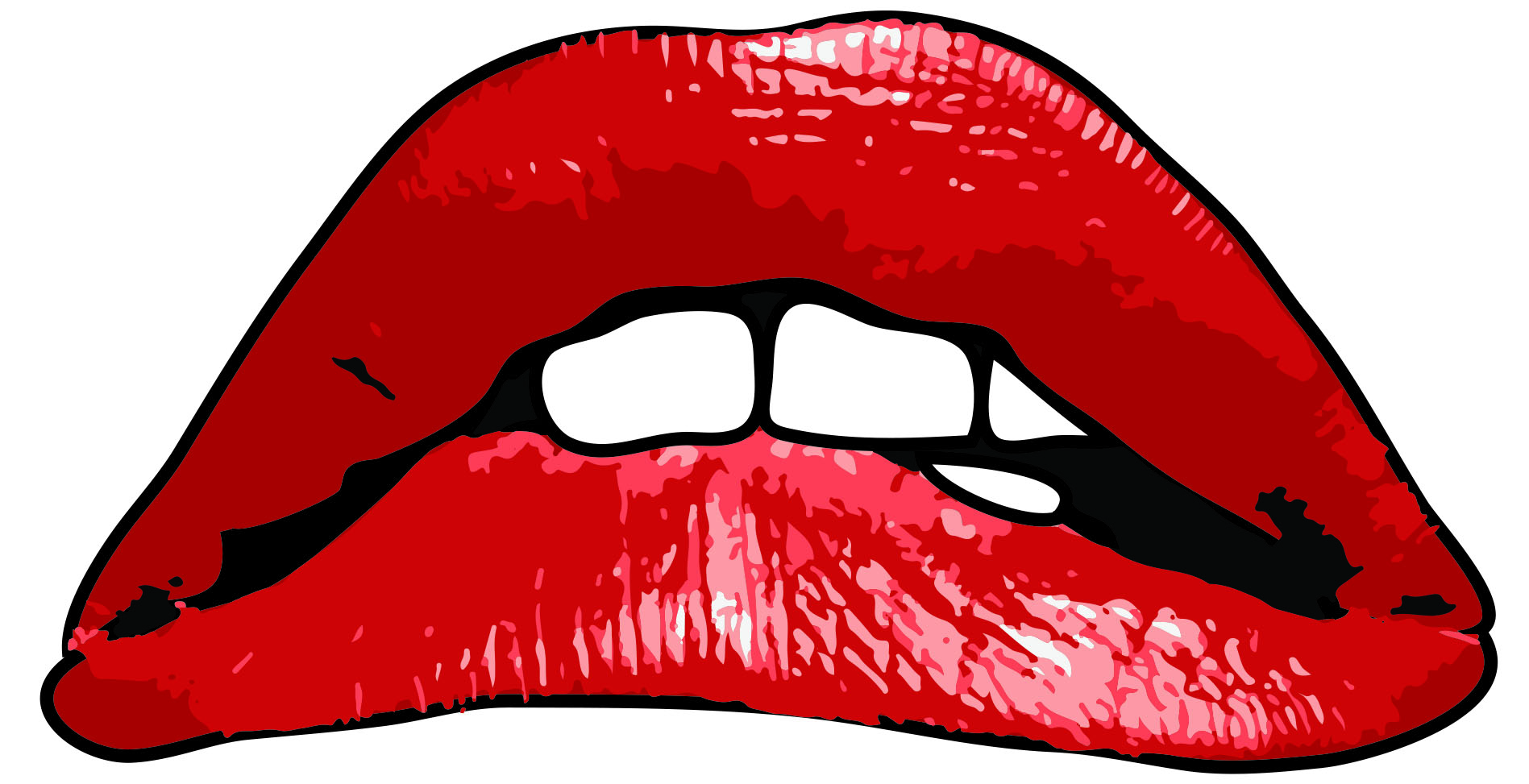 1897x973 Rocky Horror Lips Clip Art