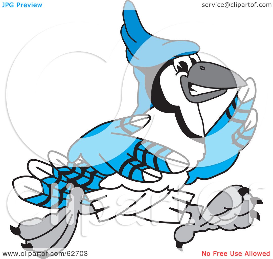 1080x1024 Royalty Free (Rf) Clipart Illustration Of A Blue Jay Character