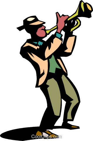 317x480 Jazz Musician Royalty Free Vector Clip Art Illustration Vc015032