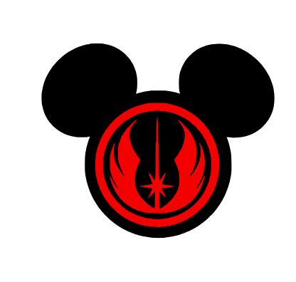 416x396 Jedi Mickey Clipart