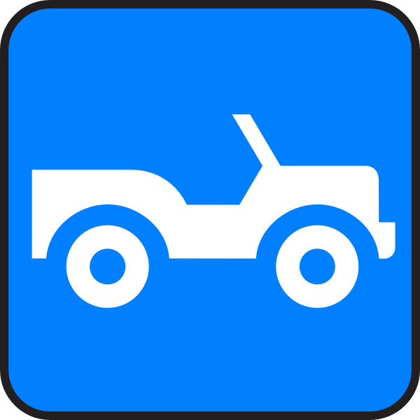 600x600 Blue Jeep Png, Svg Clip Art For Web