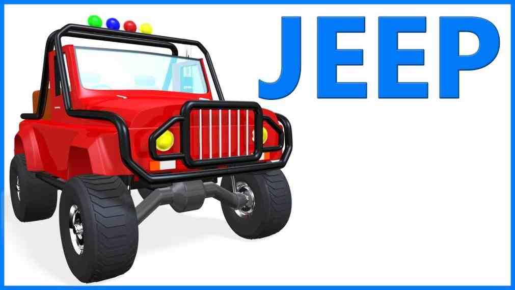 1011x569 Drawing Jeep Cartoon Offroad Vehicle Khaki Stock Vector Image Clip