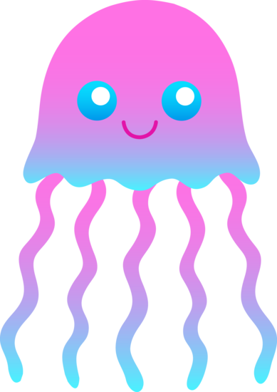 389x550 Cute Jellyfish Clip Art Clipart And Graphics Blue