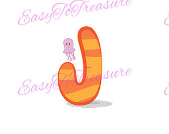 340x270 Jellyfish Clip Art Etsy