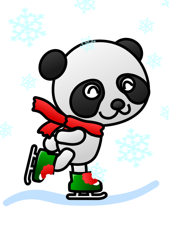 566x800 Red Panda Clipart Christmas