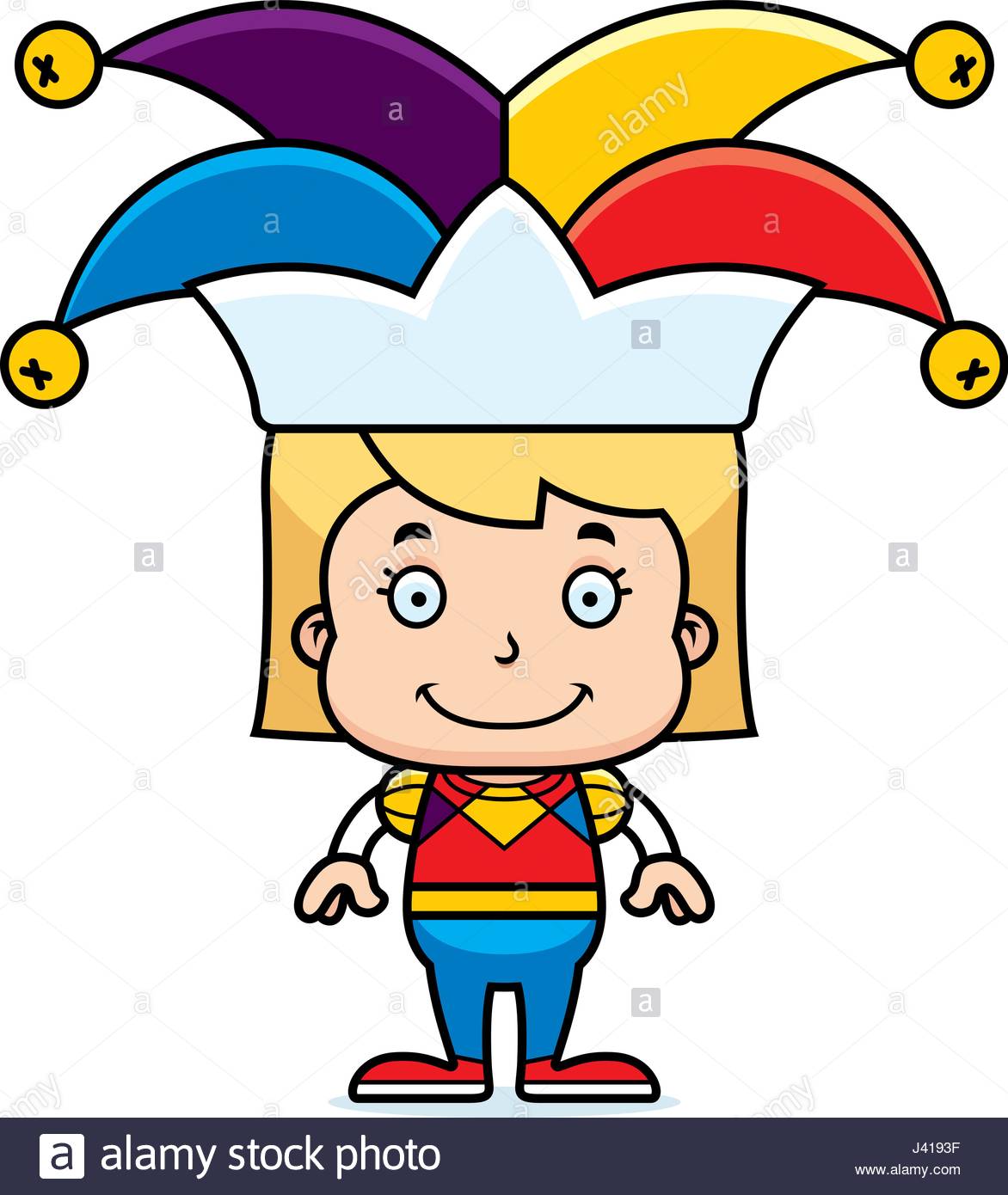 1172x1390 A Cartoon Jester Girl Smiling Stock Vector Art Amp Illustration
