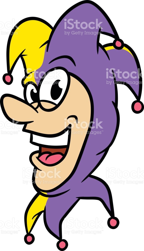 588x1024 Jester Clipart Head