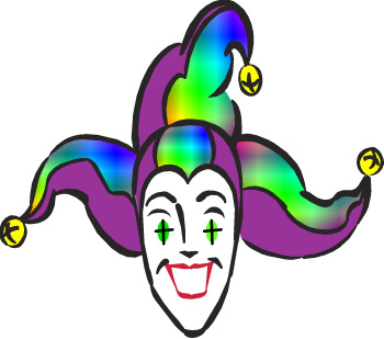 350x309 April Fool Clip Art Jester Clipart Panda