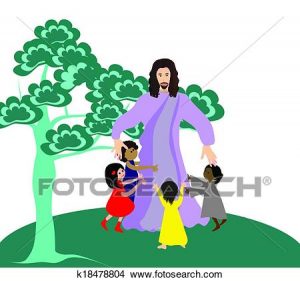 300x281 Little Children Clipart Clipart Of Jesus Loves The Little Children
