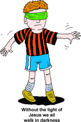 267x400 Image Blindfolded Man Reaching Out And Trying To Walk