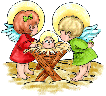 434x392 Free Clip Art Baby Jesus Christmas