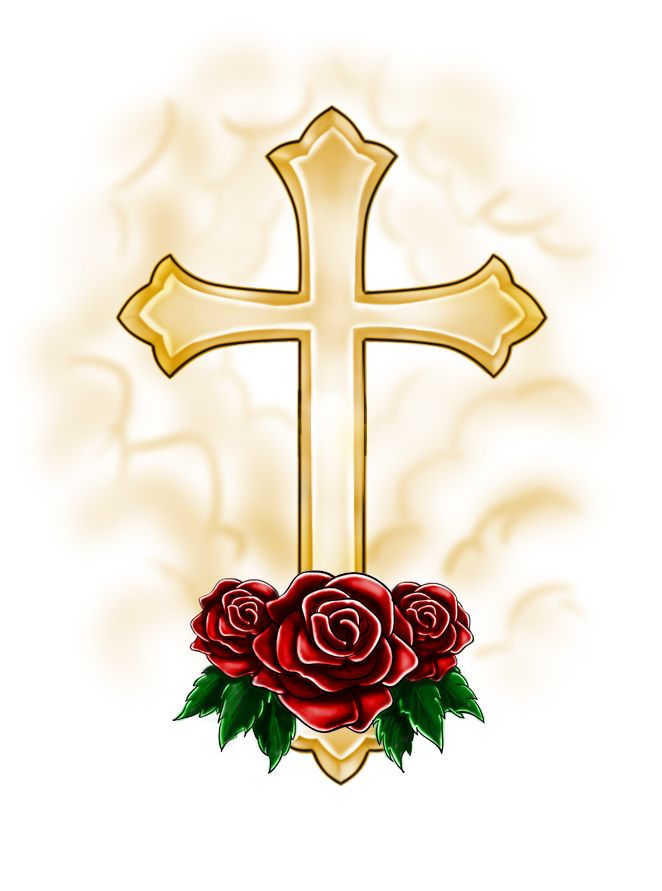 662x891 Free Clip Art Roses And Crosses Pictures Of Crosses With Roses