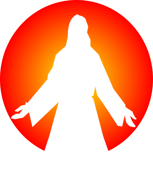 534x599 Jesus Christ With Sun Clip Art