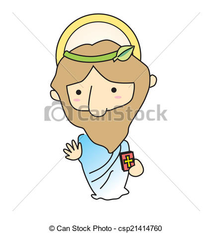 427x470 Jesus Character. Jesus Christ Illustration, Vector Isolated