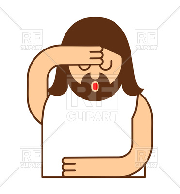 371x400 Oh My God Jesus Emotion Cartoon Icon Royalty Free Vector Clip Art
