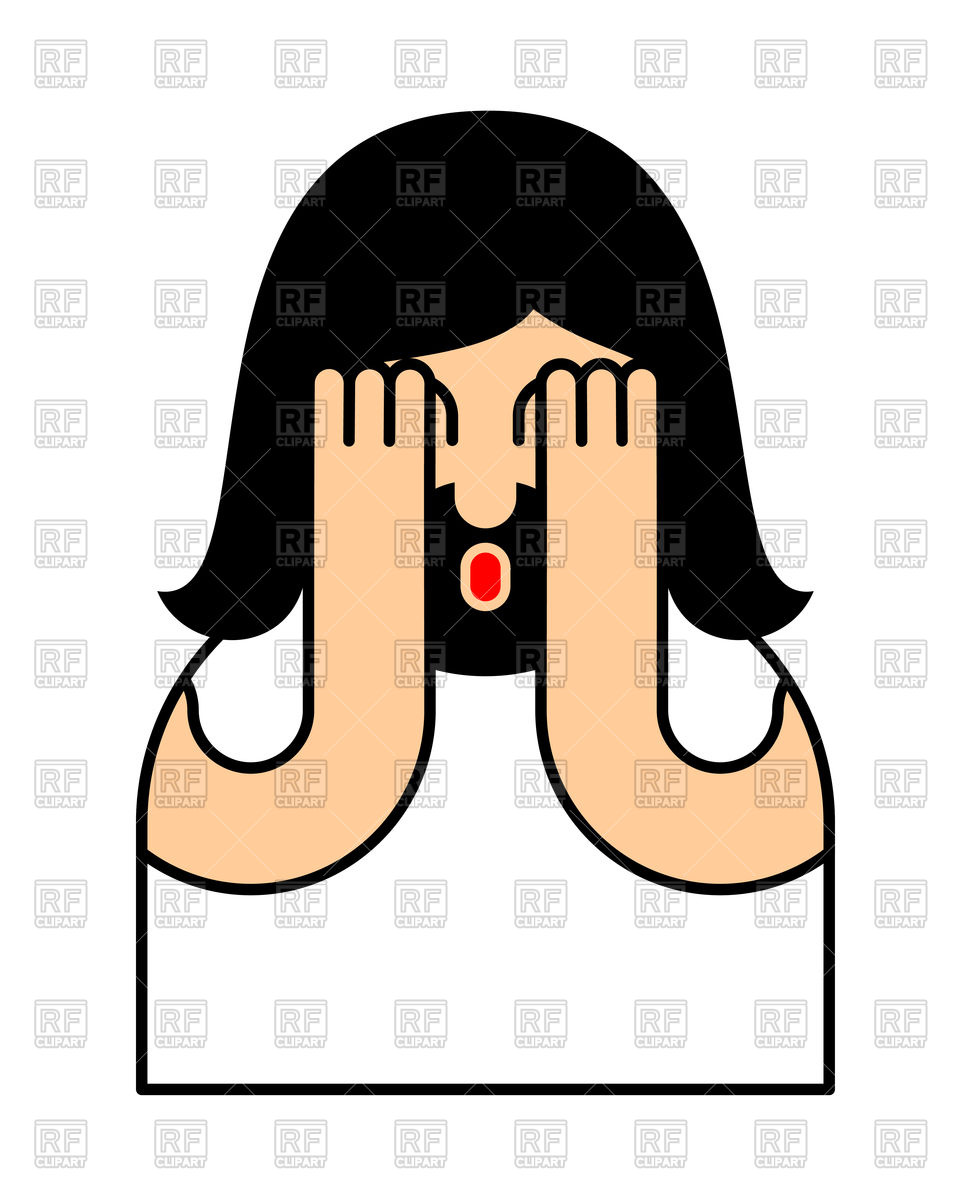 971x1200 Oh My God Jesus Emotion Royalty Free Vector Clip Art Image