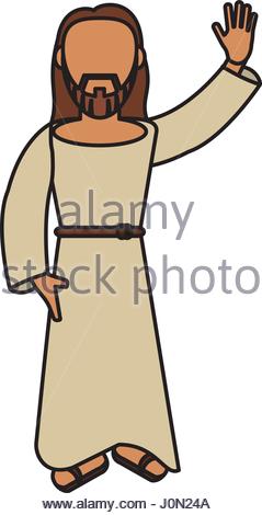 239x470 Easter Scene With Cross. Jesus Christ. Polygonal Vector Design