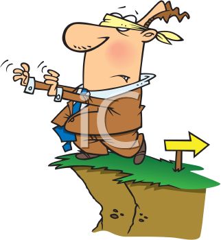 322x350 Blind Man Clipart