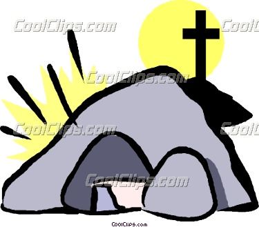 375x329 Jesus Empty Tomb Clipart