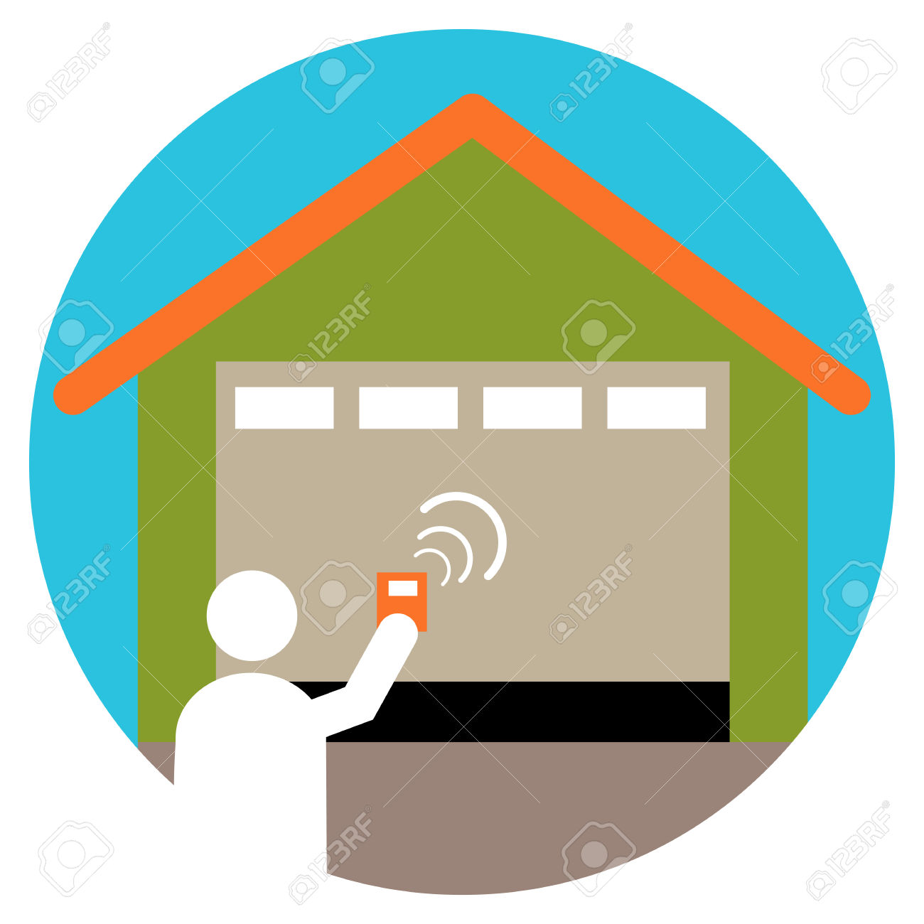 1300x1300 Door Opener Clipart