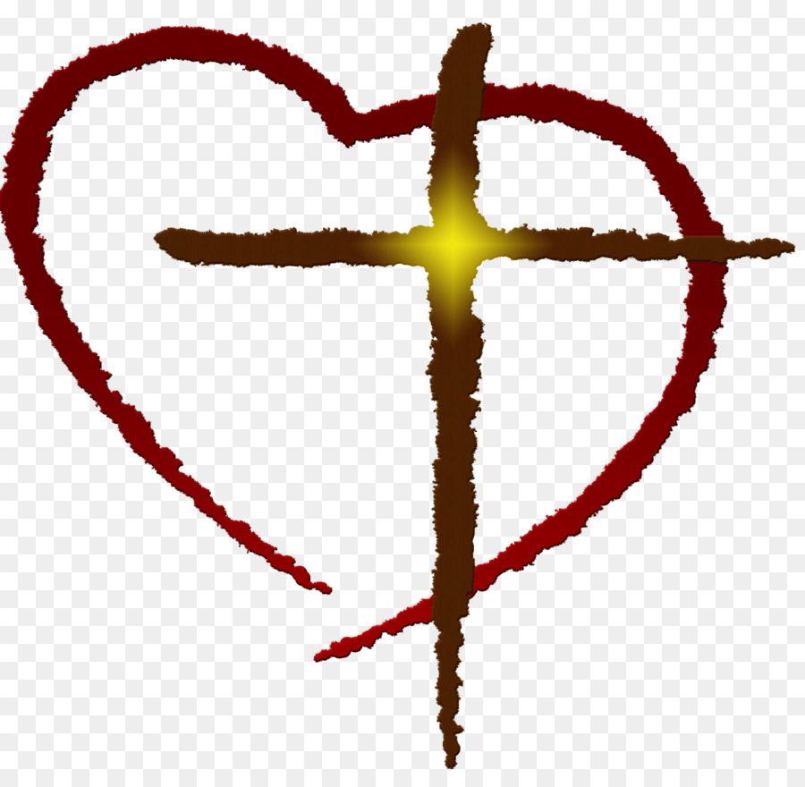 900x880 Heart Christian Cross Free Content Clip Art