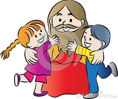 400x335 Jesus Children Clip Art