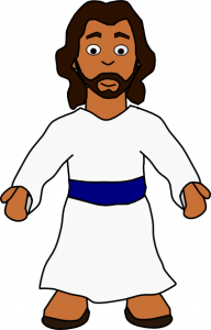 192x300 Creative Black Jesus Clipart Clip Art And White Free Images