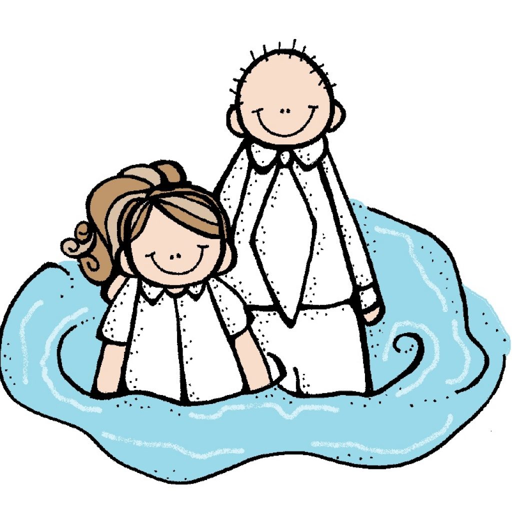 1024x1024 Lds Baptism Clipart