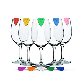 355x355 Wine Glass Markers By Musical Gifts Brand Rocket Design. Set Of 10