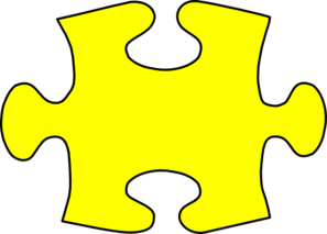 297x213 Yellow Jigsaw Puzzle Piece Large Clip Art