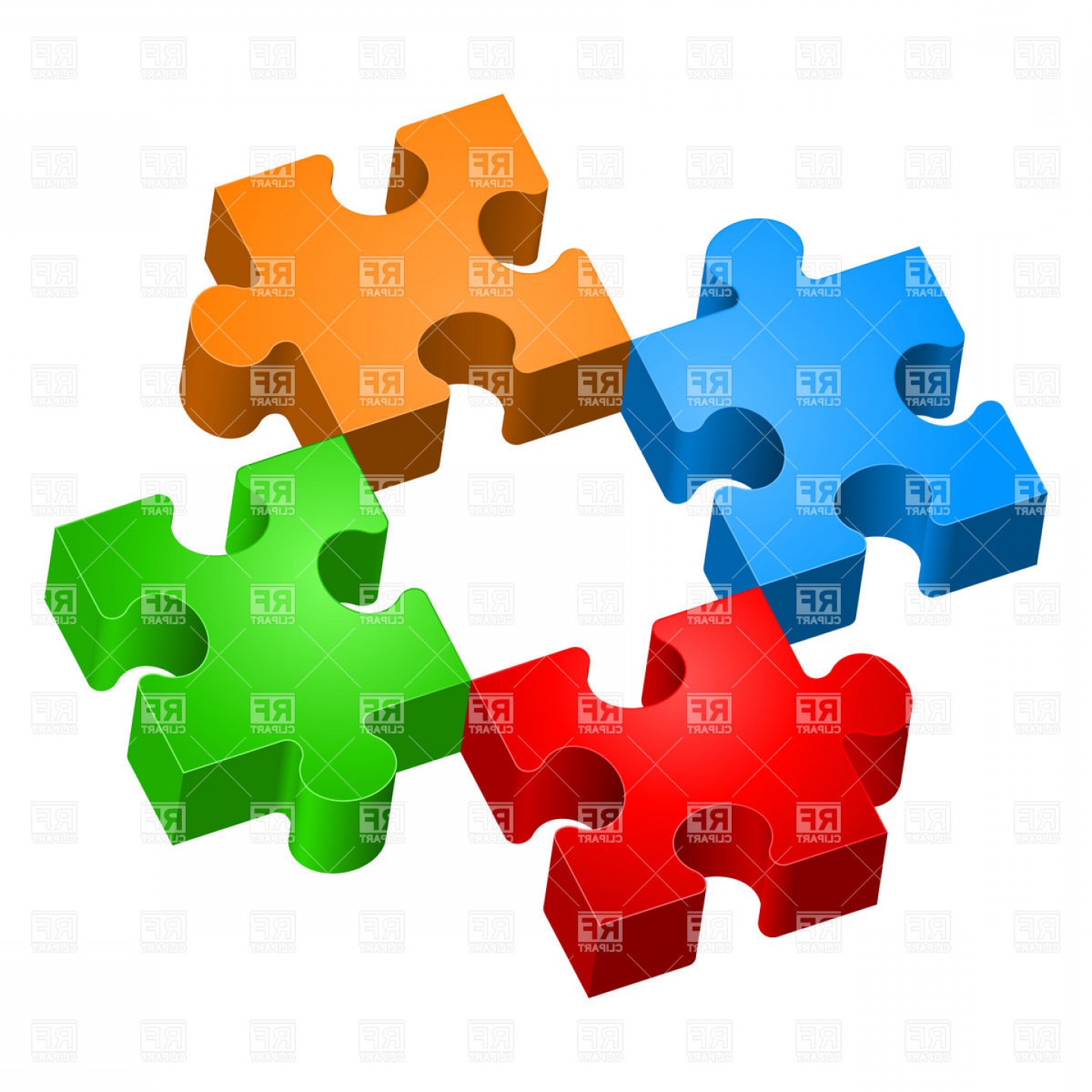 1440x1440 Missing Piece Colorful Jigsaw Puzzles Vector Clipart Lazttweet