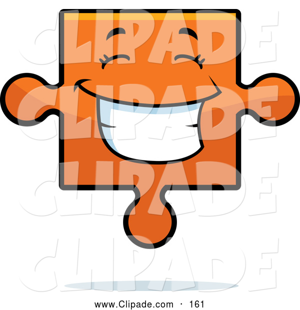 600x620 Clip Art Of A Single Jigsaw Puzzle Piece With A Smile By Cory