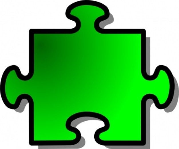 626x521 Green Jigsaw Puzzle Clip Art Clipart Panda