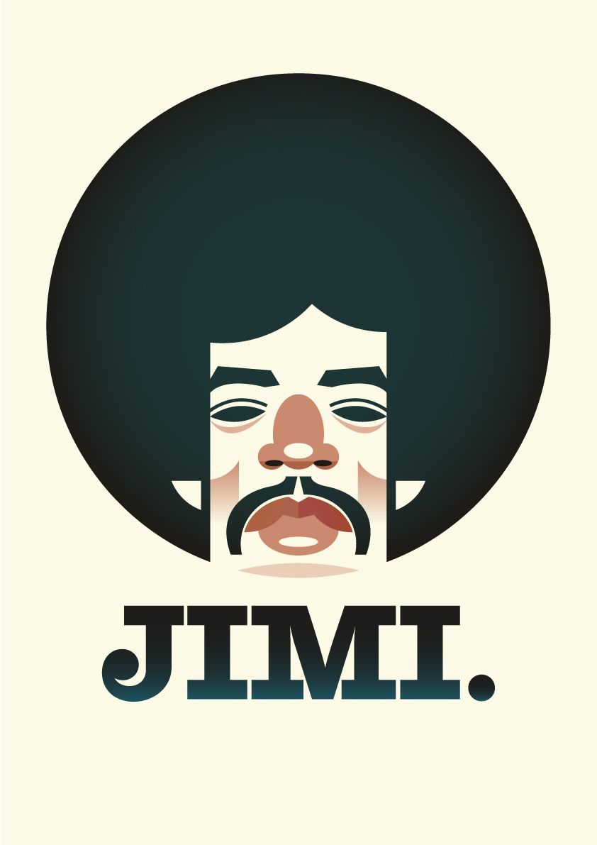 842x1191 Stanley Chow Jimi Hendrix La Musique