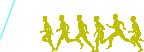 600x219 Jogging Clip Art