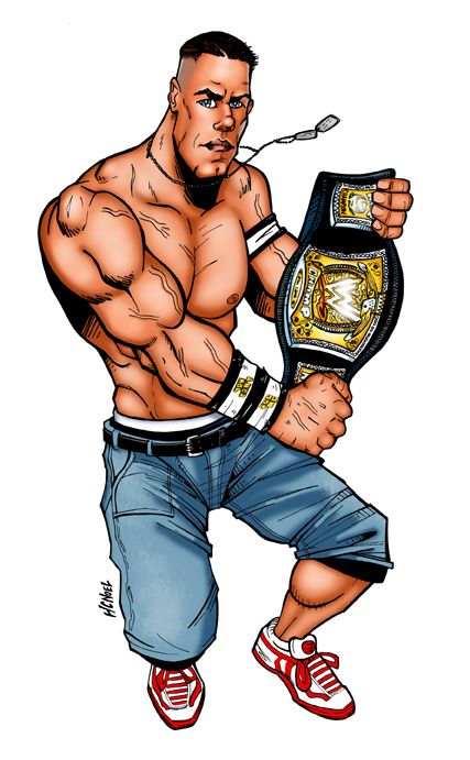 427x691 John Cena Cartoon By Fredricksaliu