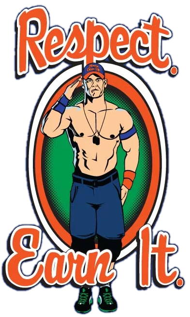 393x654 Respect Earn It John Cena Logo By Nuruddinayobwwe